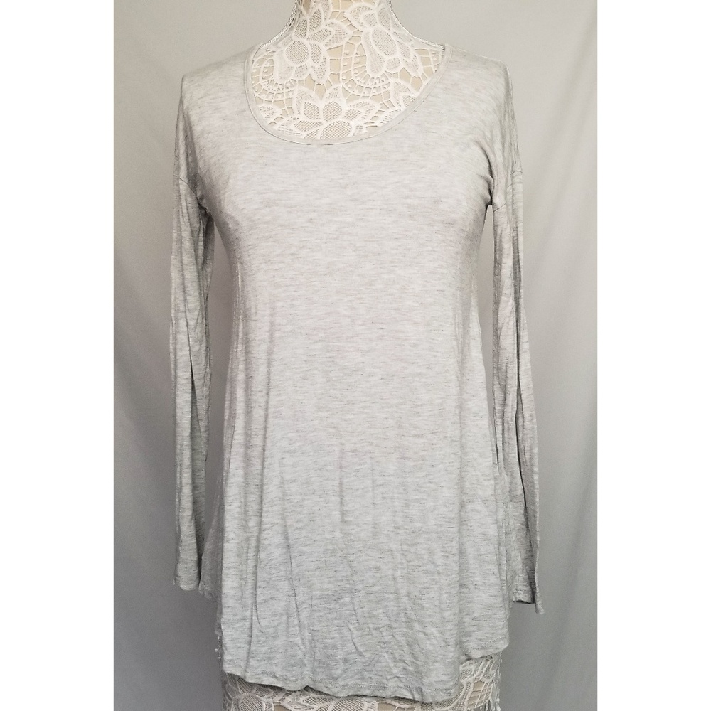 chris & carol Long Sleeved Gray Tunic
